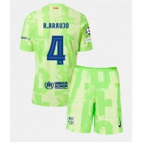 Barcelona Ronald Araujo #4 Fußballbekleidung 3rd trikot Kinder 2024-25 Kurzarm (+ kurze hosen)